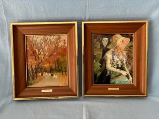 Juego de 2 cuadros decorativos