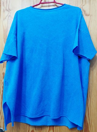 Camiseta Oversize Azul