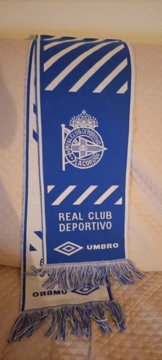 Bufanda Deportivo La Coruña vintage marca umbro