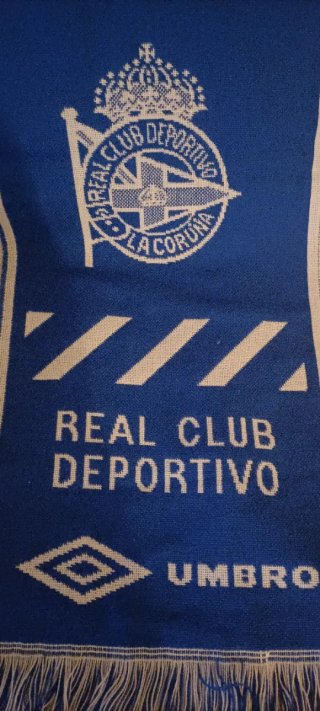 Bufanda Deportivo La Coruña vintage marca umbro