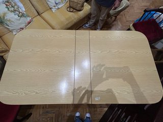 Mesa plegable de madera
