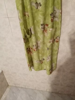 Vestido o bata estampada mujer