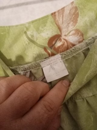Vestido o bata estampada mujer
