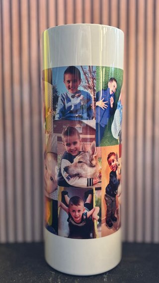 Vaso termo personalizado con foto