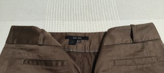 Falda Zara básica marrón Talla M