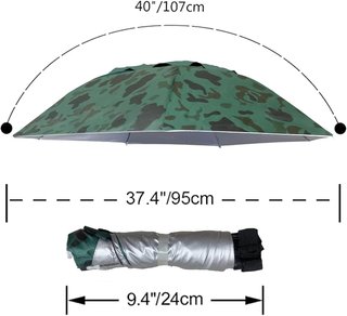 NEW-Vi sombrero paraguas plegable 95cm