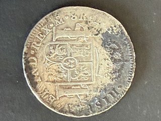 Moneda 1808 Carlos IIII Plata. 8 reales.