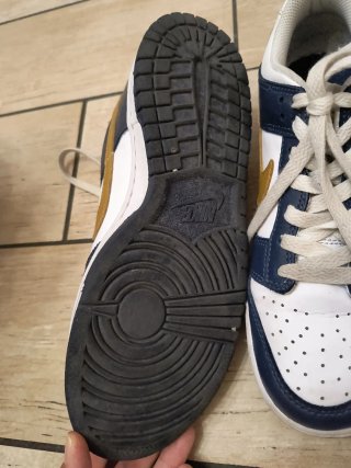 Nike Dunk Low 38.5 Blu/Oro