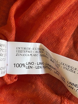 Camiseta Stradivarius naranja talla M