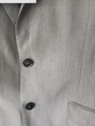 Chaqueta Zara Chico Talla 40 Gris