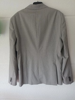 Chaqueta Zara Chico Talla 40 Gris