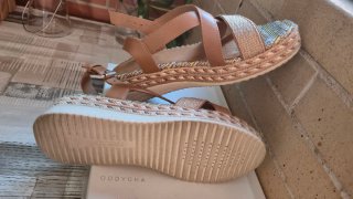 Sandalias Geox Marrón Multicolor