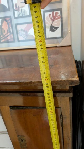 Escritorio antiguo madera para máquina de escribir