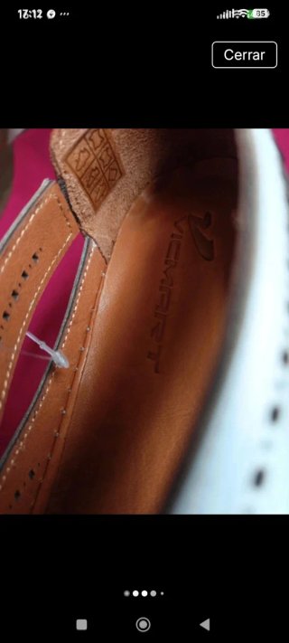 Sandalias VEMART Piel Talla 36 Blancas