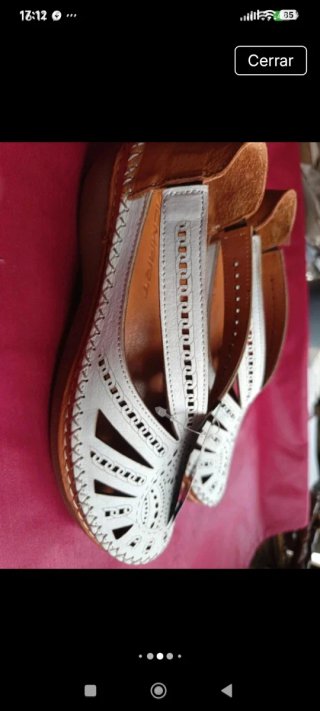 Sandalias VEMART Piel Talla 36 Blancas