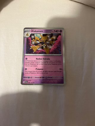 Carta Pokémon Alakazam Fase 2 Brillante