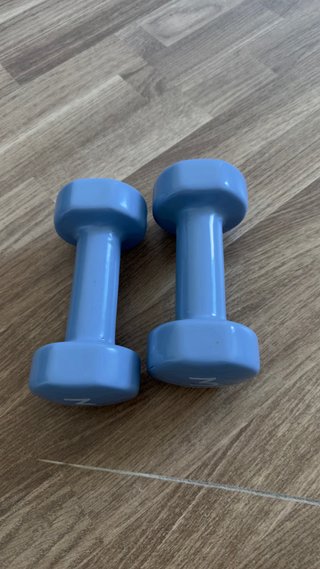 Mancuernas 5kg, 3kg y 1.5kg
