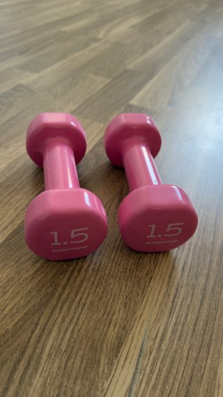 Mancuernas 5kg, 3kg y 1.5kg