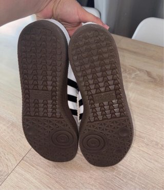 Adidas Samba zapatillas grises y blancas
