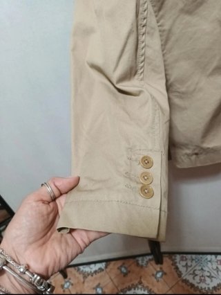 Americana Benetton Algodón Beige