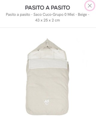 Saco Cuco Grupo 0 Miel Beige