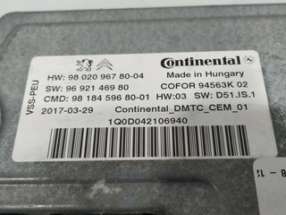 Citroen 549736 centralita start stop 9802096780 c4