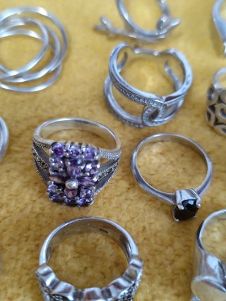 Lote de 11 Anillos de Plata 925