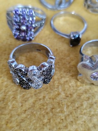 Lote de 11 Anillos de Plata 925