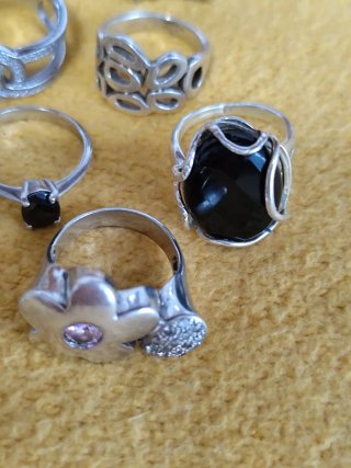 Lote de 11 Anillos de Plata 925
