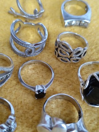 Lote de 11 Anillos de Plata 925