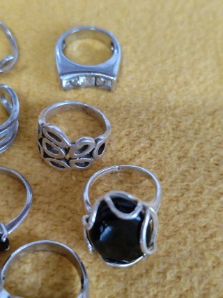 Lote de 11 Anillos de Plata 925