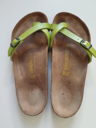 Sandalias Birkenstock Verdes Talla 37