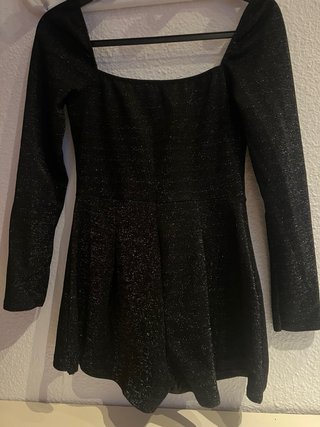 Blusa brillante manga larga talla única