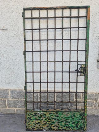 Cancela puerta de hierro forjado