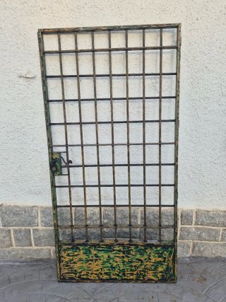 Cancela puerta de hierro forjado