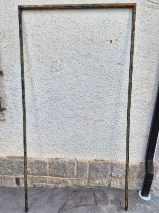 Cancela puerta de hierro forjado