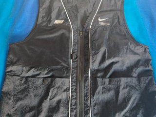 Chaleco Nike pescador nylon negro Talla L