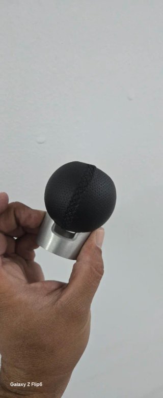 Pomo Sparco 5 Velocidades Negro/Plata
