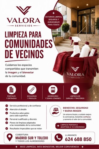 LIMPIEZA PARA COMUNIDADES DE VECINOS