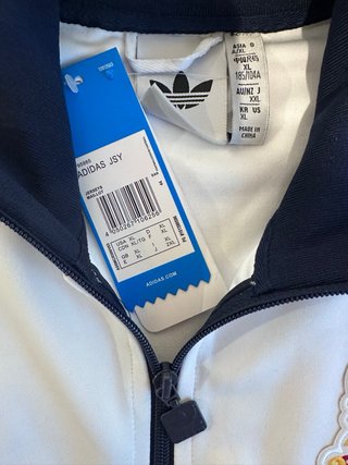 Sudadera Adidas AS Roma Dorada y Blanca