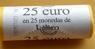 Rollo monedas 1€ Rey Felipe VI España 2026