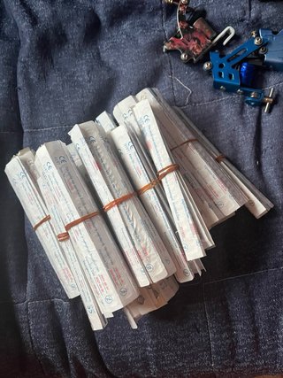 Pack máquinas tatuar bobinas + agujas