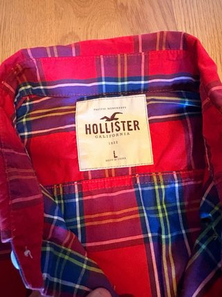 Camisa Hollister Cuadros.