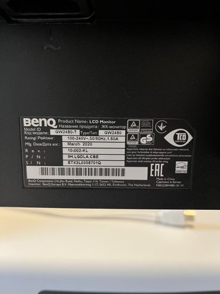 Monitor BenQ 23,8 pollici