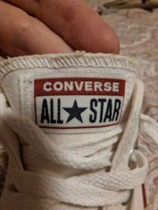 Converse Blancas Unisex Talla 37