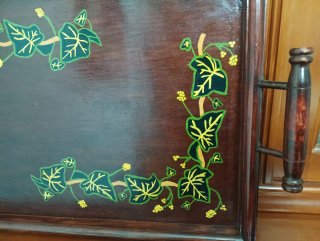 Bandeja madera pintada 50x35