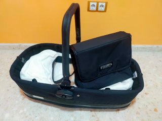Conjunto Bebecar Silla + Capazo + Silla Coche