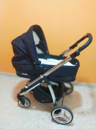 Conjunto Bebecar Silla + Capazo + Silla Coche
