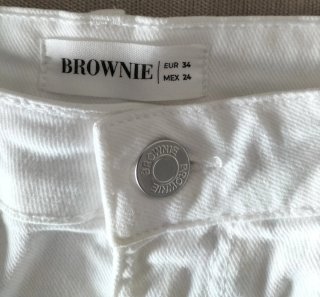 Minifalda Blanca Cargo Talla XS