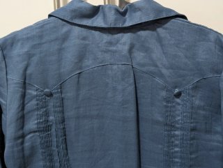 Vestido Guayabera Azul